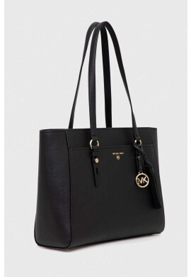 MICHAEL Michael Kors Кожена чанта в черно - Pepit.bg
