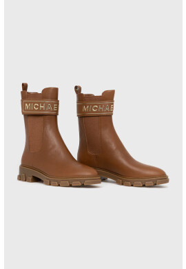 MICHAEL Michael Kors Кожени боти Ridley в кафяво с равна подметка - Pepit.bg
