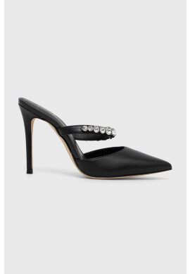 MICHAEL Michael Kors Кожени чехли Jessa в черно с ток стилето 40S3JSHP1L - Pepit.bg