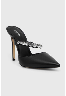 MICHAEL Michael Kors Кожени чехли Jessa в черно с ток стилето 40S3JSHP1L - Pepit.bg