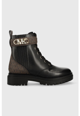 MICHAEL Michael Kors Кожени кубинки Parker в черно с платформа - Pepit.bg