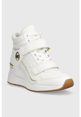 MICHAEL Michael Kors Кожени маратонки Gentry в бяло 43F3GYFE1L - Pepit.bg