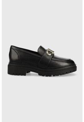 MICHAEL Michael Kors Кожени мокасини Parker в черно с платформа - Pepit.bg