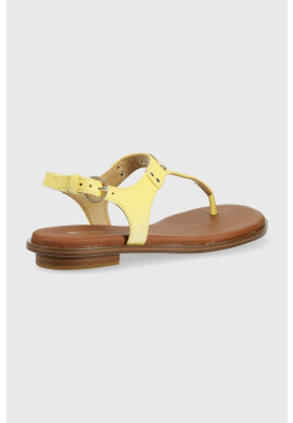 MICHAEL Michael Kors Кожени сандали Mk Plate Thong в зелено - Pepit.bg