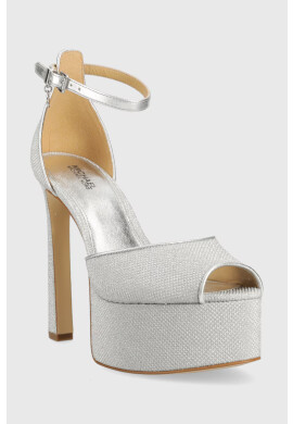 MICHAEL Michael Kors Сандали Martina в сребристо 40S3MTHP1Q - Pepit.bg
