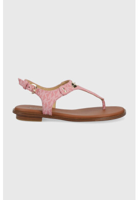 MICHAEL Michael Kors Сандали Michael Kors Mk Plate Thong дамски в розово - Pepit.bg