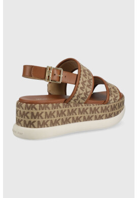 MICHAEL Michael Kors Сандали Presley Platform Sandal дамски в кафяво с платформа - Pepit.bg