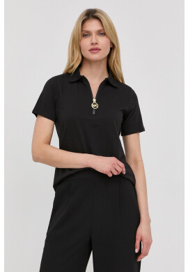 MICHAEL Michael Kors Тениска в бяло с яка тип peter pan - Pepit.bg