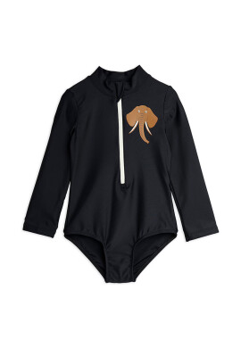 Mini Rodini Детски бански костюм в черно - Pepit.bg