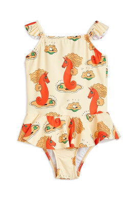 Mini Rodini Детски цял бански в бежово - Pepit.bg