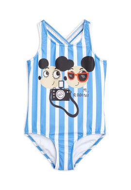 Mini Rodini Детски цял бански X Disney в синьо - Pepit.bg