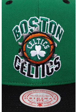 Mitchell&Ness Шапка с козирка Boson Celtics в зелено с апликация - Pepit.bg