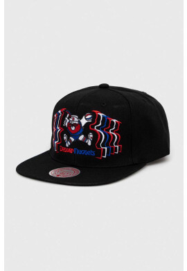 Mitchell&Ness Шапка с козирка Denver Nuggets в черно с апликация - Pepit.bg
