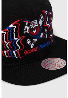 Mitchell&Ness Шапка с козирка Denver Nuggets в черно с апликация - Pepit.bg