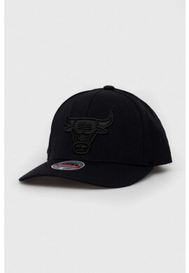 Mitchell&Ness Шапка с козирка с вълна Brooklyn Nets в черно с апликация - Pepit.bg