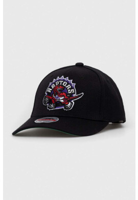 Mitchell&Ness Шапка с козирка с вълна Brooklyn Nets в черно с апликация - Pepit.bg