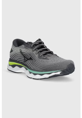 Mizuno Обувки за бягане Wave Sky 6 в сиво - Pepit.bg