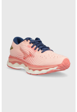 Mizuno Обувки за бягане Wave Sky 6 в оранжево - Pepit.bg