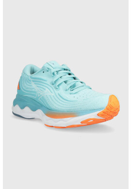 Mizuno Обувки за бягане Wave Skyrise 4 в синьо - Pepit.bg
