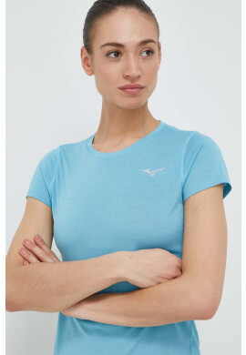 Mizuno Тениска за бягане Impulse Core в синьо - Pepit.bg