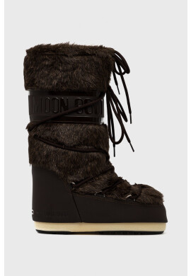 Moon Boot Апрески Icon Faux Fur в кафяво - Pepit.bg
