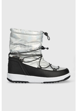 Moon Boot Детски апрески JR Girl Boot Met в сребристо - Pepit.bg