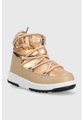 Moon Boot Детски апрески Jr Girl Low Nylon в златисто - Pepit.bg