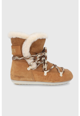 Moon Boot Велурени апрески Side High Shearling - Pepit.bg
