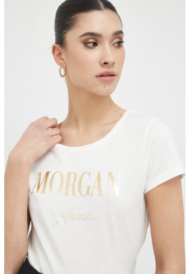 Morgan Тениска в бяло - Pepit.bg