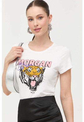 Morgan Тениска в бяло - Pepit.bg