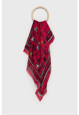 Moschino Шал с коприна - Pepit.bg