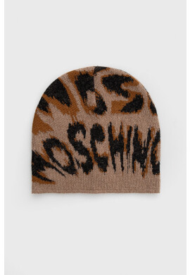 Moschino Шапка в кафяво с фина плетка - Pepit.bg