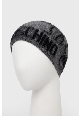 Moschino Шапка в сиво с фина плетка - Pepit.bg