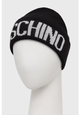 Moschino Шапка с кашмир в черно - Pepit.bg