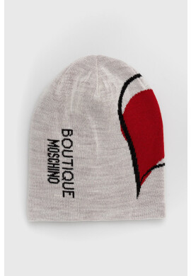 Moschino Шапка с вълна в бежово - Pepit.bg