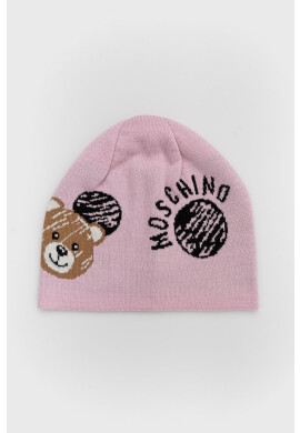 Moschino Шапка с вълна в розово - Pepit.bg