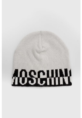 Moschino Шапка с вълна в бяло - Pepit.bg
