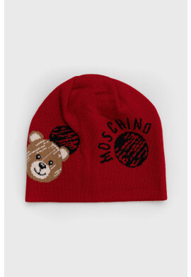 Moschino Шапка с вълна в червено - Pepit.bg