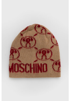 Moschino Шапка с вълна в бежово - Pepit.bg
