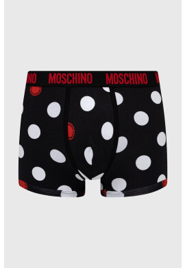 Moschino Underwear Боксерки мъжки в черно - Pepit.bg