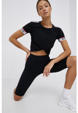 Moschino Underwear Тениска дамска в черно - Pepit.bg