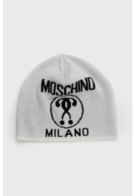 Moschino Вълнена шапка в сиво от вълна - Pepit.bg