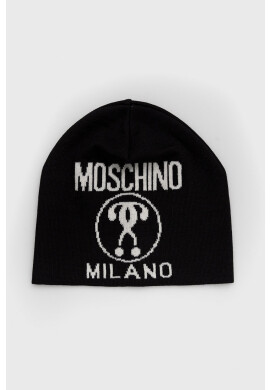 Moschino Вълнена шапка в черно от вълна - Pepit.bg