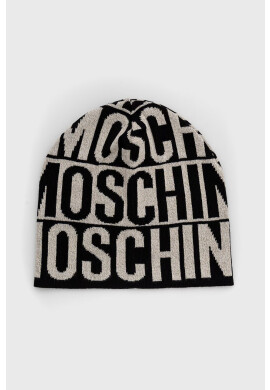 Moschino Вълнена шапка в черно от вълна - Pepit.bg