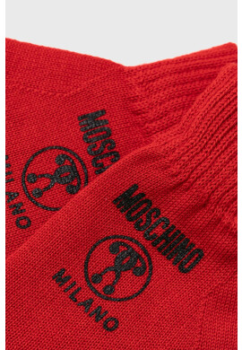 Moschino Вълнени ръкавици в червено - Pepit.bg