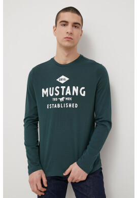 Mustang Памучна блуза с дълги ръкави - Pepit.bg