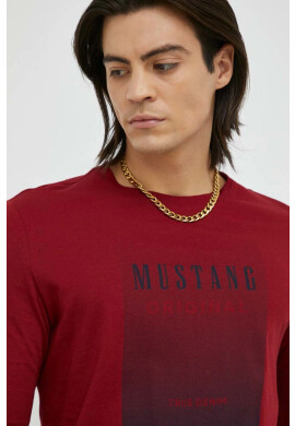 Mustang Памучна блуза с дълги ръкави - Pepit.bg
