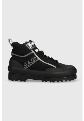 Napapijri Високи кецове x Superga в черно - Pepit.bg