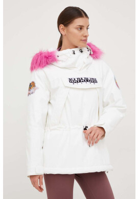 Napapijri Яке X Fiorucci в бяло със зимна изолация - Pepit.bg