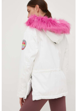 Napapijri Яке X Fiorucci в бяло със зимна изолация - Pepit.bg